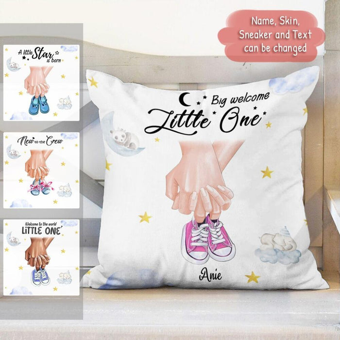 Personalized Pregnant Mom/Baby Shower Pillow - Best Gift for Pregnant Mom - Big Welcome Little One - EG568B