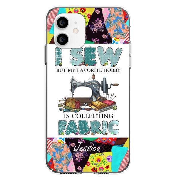 Custom Personalized Sewing Machine Phone Case - Gift Idea For Sewing Lovers - Case For iPhone, Samsung and Xiaomi - 8WU8I3