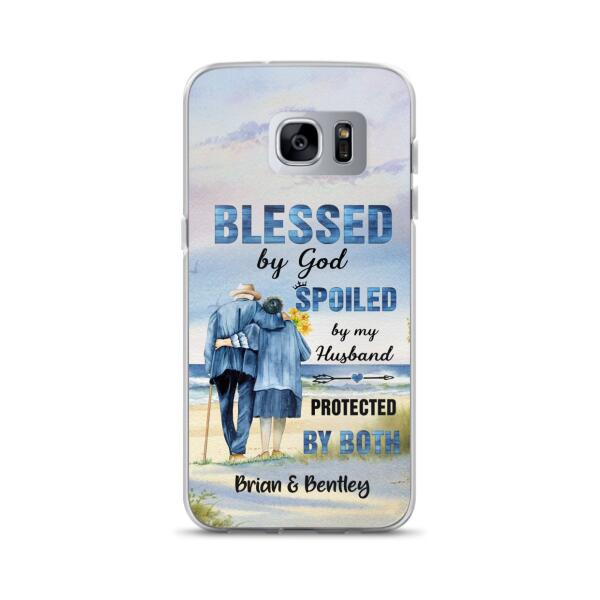 Custom Personalized Old Couple Phone Case - Best Gift Idea For Grandparents - Case For iPhone, Samsung and Xiaomi