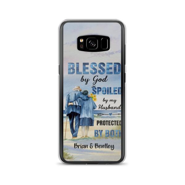 Custom Personalized Old Couple Phone Case - Best Gift Idea For Grandparents - Case For iPhone, Samsung and Xiaomi