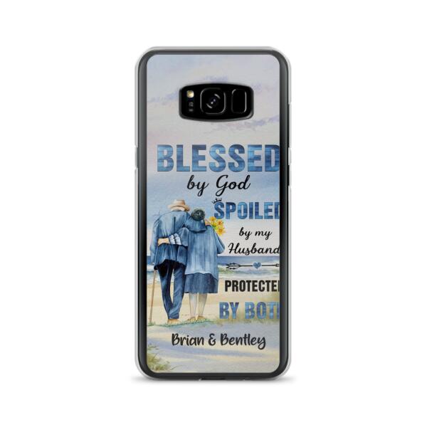 Custom Personalized Old Couple Phone Case - Best Gift Idea For Grandparents - Case For iPhone, Samsung and Xiaomi