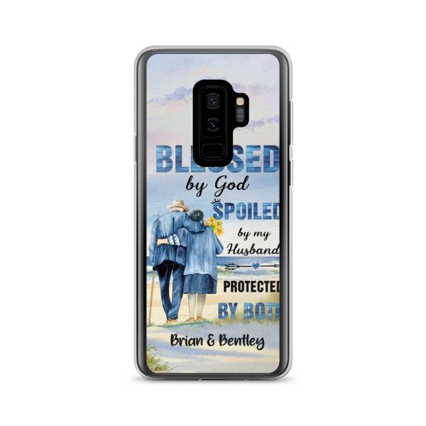 Custom Personalized Old Couple Phone Case - Best Gift Idea For Grandparents - Case For iPhone, Samsung and Xiaomi