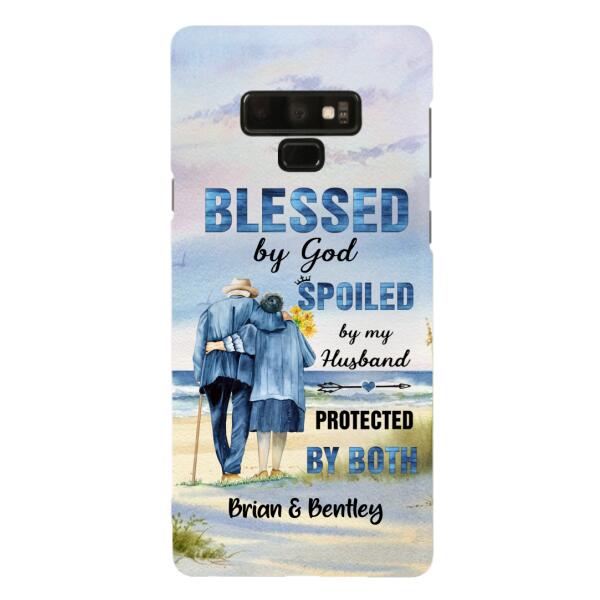 Custom Personalized Old Couple Phone Case - Best Gift Idea For Grandparents - Case For iPhone, Samsung and Xiaomi