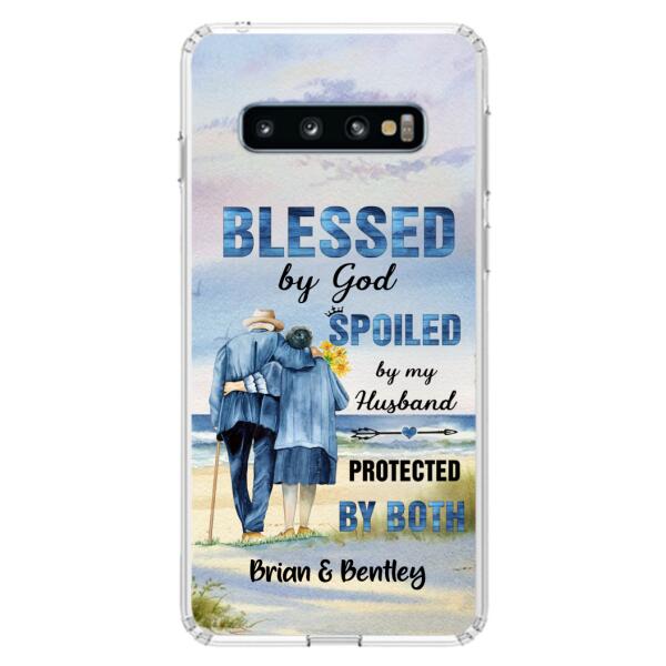 Custom Personalized Old Couple Phone Case - Best Gift Idea For Grandparents - Case For iPhone, Samsung and Xiaomi