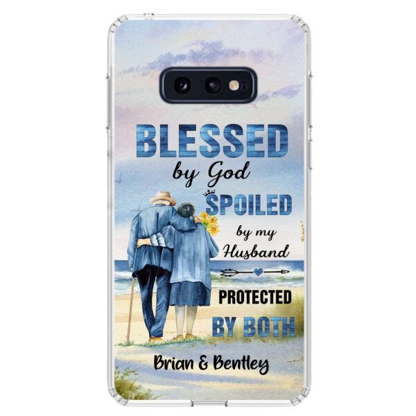 Custom Personalized Old Couple Phone Case - Best Gift Idea For Grandparents - Case For iPhone, Samsung and Xiaomi