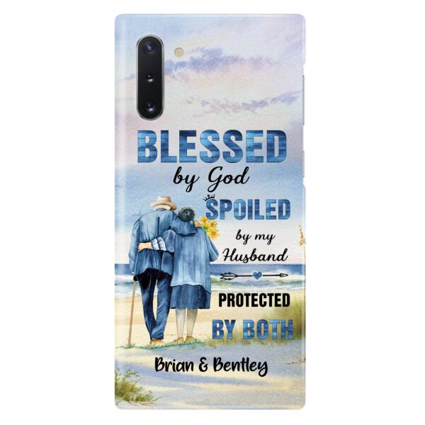 Custom Personalized Old Couple Phone Case - Best Gift Idea For Grandparents - Case For iPhone, Samsung and Xiaomi