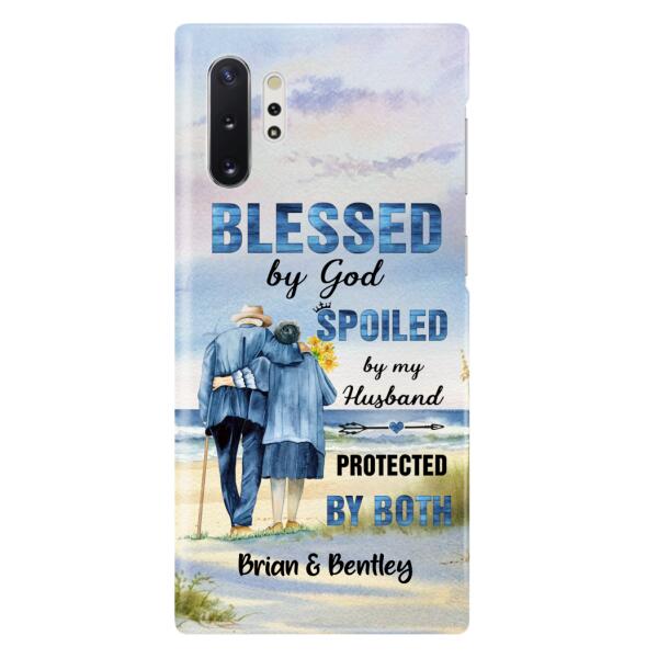 Custom Personalized Old Couple Phone Case - Best Gift Idea For Grandparents - Case For iPhone, Samsung and Xiaomi