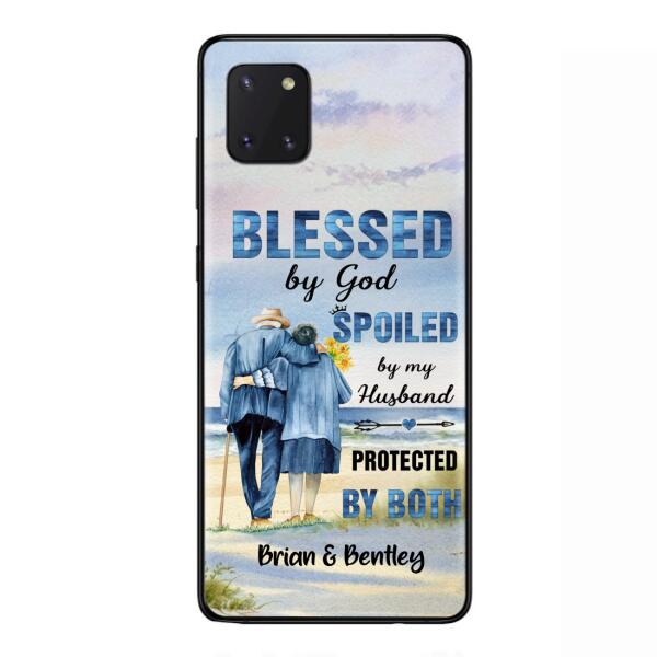 Custom Personalized Old Couple Phone Case - Best Gift Idea For Grandparents - Case For iPhone, Samsung and Xiaomi