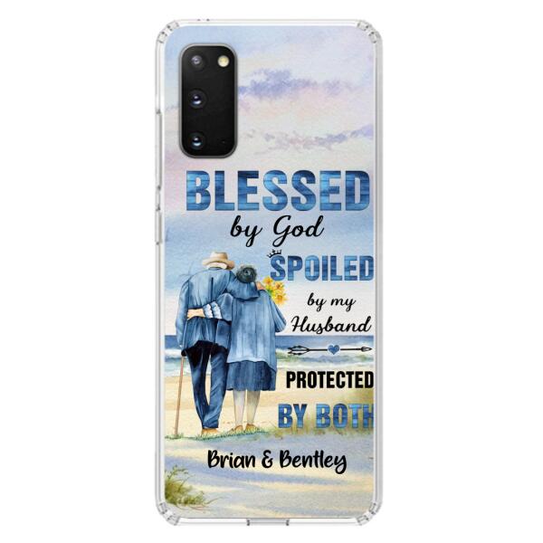 Custom Personalized Old Couple Phone Case - Best Gift Idea For Grandparents - Case For iPhone, Samsung and Xiaomi