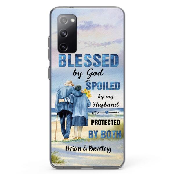 Custom Personalized Old Couple Phone Case - Best Gift Idea For Grandparents - Case For iPhone, Samsung and Xiaomi