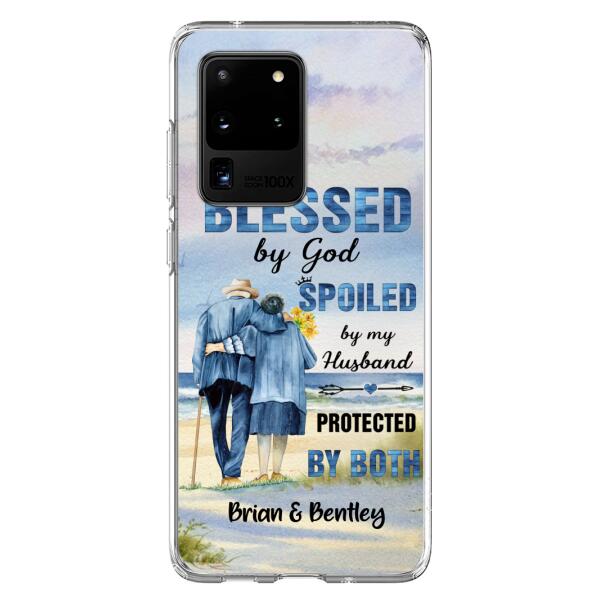 Custom Personalized Old Couple Phone Case - Best Gift Idea For Grandparents - Case For iPhone, Samsung and Xiaomi