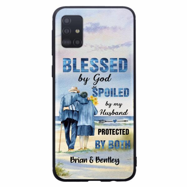 Custom Personalized Old Couple Phone Case - Best Gift Idea For Grandparents - Case For iPhone, Samsung and Xiaomi