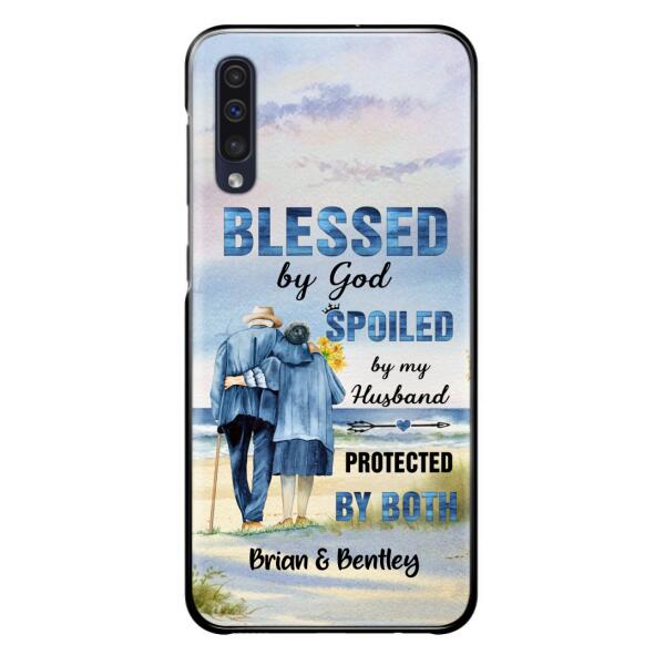 Custom Personalized Old Couple Phone Case - Best Gift Idea For Grandparents - Case For iPhone, Samsung and Xiaomi