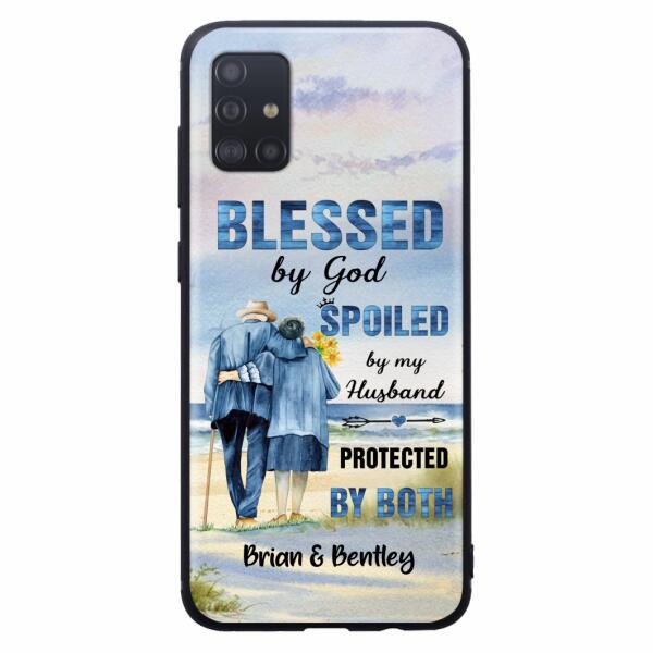 Custom Personalized Old Couple Phone Case - Best Gift Idea For Grandparents - Case For iPhone, Samsung and Xiaomi