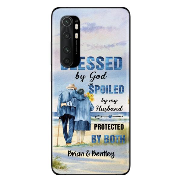 Custom Personalized Old Couple Phone Case - Best Gift Idea For Grandparents - Case For iPhone, Samsung and Xiaomi