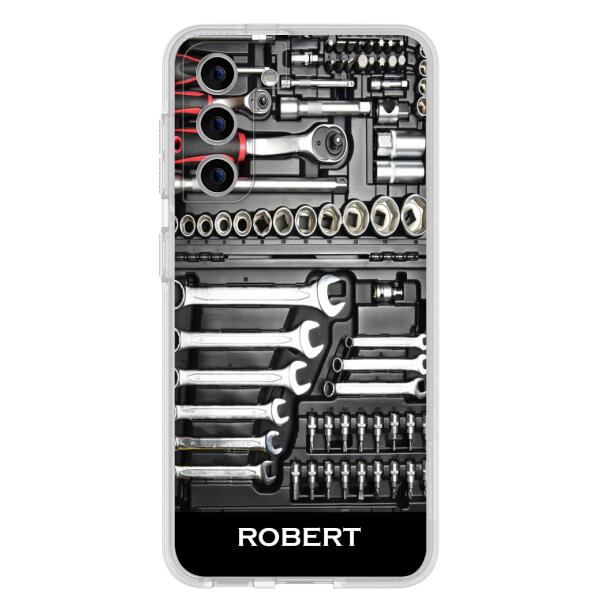 Custom Personalized Mechanic Toolbox Phone Case - Case For iPhone, Samsung And Xiaomi - RCT18X