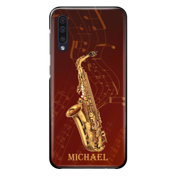Custom Personalized Saxophone Phone Case For iPhone, Samsung and Xiaomi
