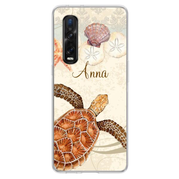 Custom Personalized Sea Turtle Phone Case - Best Gift For Turtle Lover's - Case For Huawei and Oppo - DTJ0EN