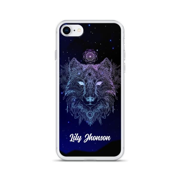 Custom Personalized Wolf Mandala Phone Case - Best Gift For Wolf Lover's - Case For iPhone, Samsung and Xiaomi - TOMO90