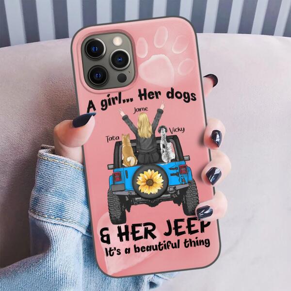 Custom Personalized Dog Mom & Off-road Phone case - Case For Iphone and Samsung - 2OTN07