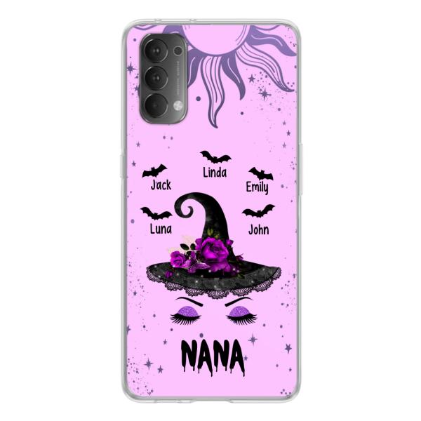 Personalized Mother Witch Phone Case - Upto 5 Kid's Name - Best Gift For Mother - 
 Grandma,Gigi,Nana,Mama,Gigi