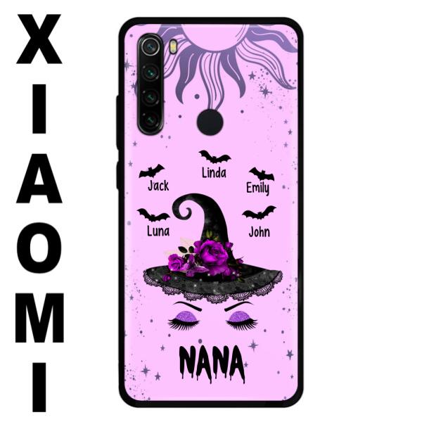 Personalized Mother Witch Phone Case - Upto 5 Kid's Name - Best Gift For Mother - 
 Grandma,Gigi,Nana,Mama,Gigi