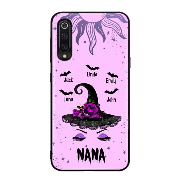 Personalized Mother Witch Phone Case - Upto 5 Kid's Name - Best Gift For Mother - 
 Grandma,Gigi,Nana,Mama,Gigi