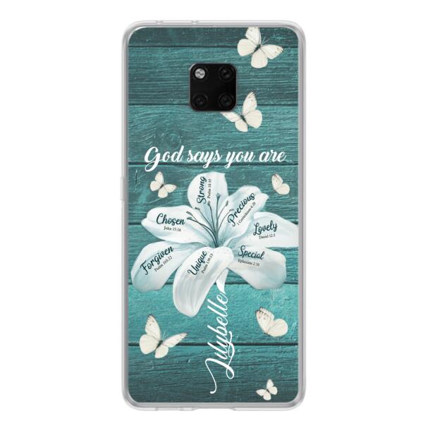 Custom Personalized Phone Case - Gods Says You Are - Case For Xiaomi Huawei Oppo - BR9N4C