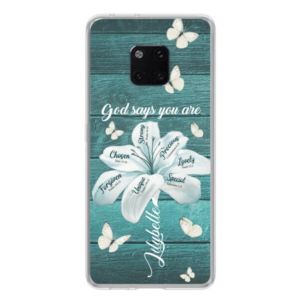 Custom Personalized Phone Case - Gods Says You Are - Case For Xiaomi Huawei Oppo - BR9N4C