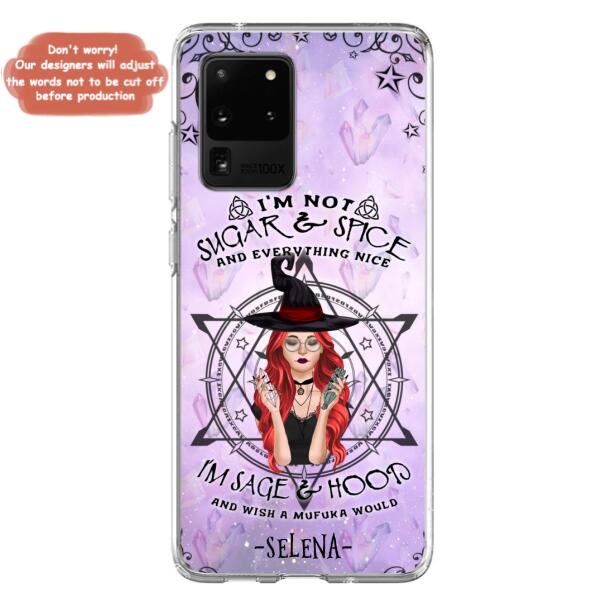 Custom Personalized Witch Phone Case - Best Halloween Gift - Case For iPhone And Samsung - 
 DFESX1