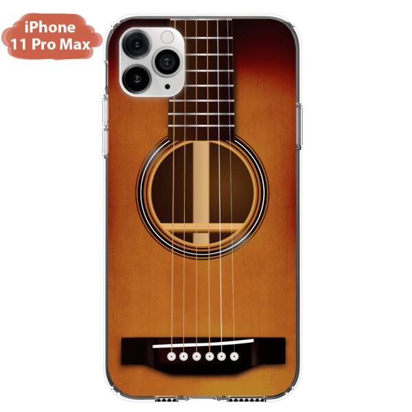 Custom Personalized Acoustic/Electric Guitar Phone Case - Best Gift For Guitarist - Case For iPhone And Samsung