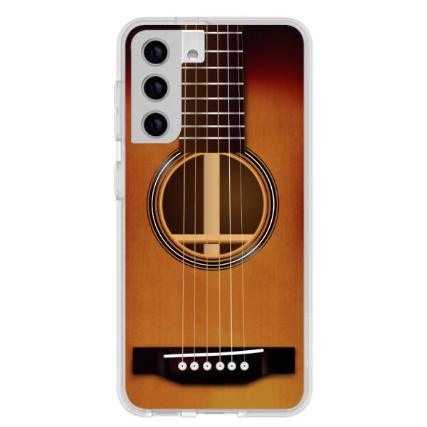 Custom Personalized Acoustic/Electric Guitar Phone Case - Best Gift For Guitarist - Case For iPhone And Samsung