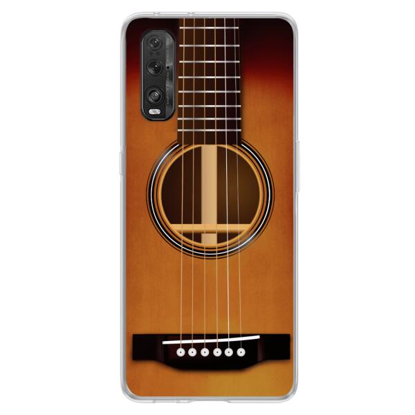 Custom Personalized Acoustic/Electric Guitar Phone Case - Best Gift For Guitarist - Case For Xiaomi, Oppo and Huawei