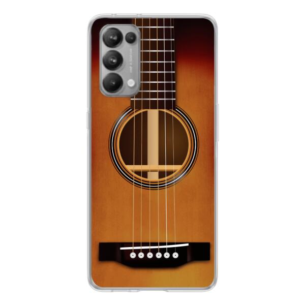 Custom Personalized Acoustic/Electric Guitar Phone Case - Best Gift For Guitarist - Case For Xiaomi, Oppo and Huawei