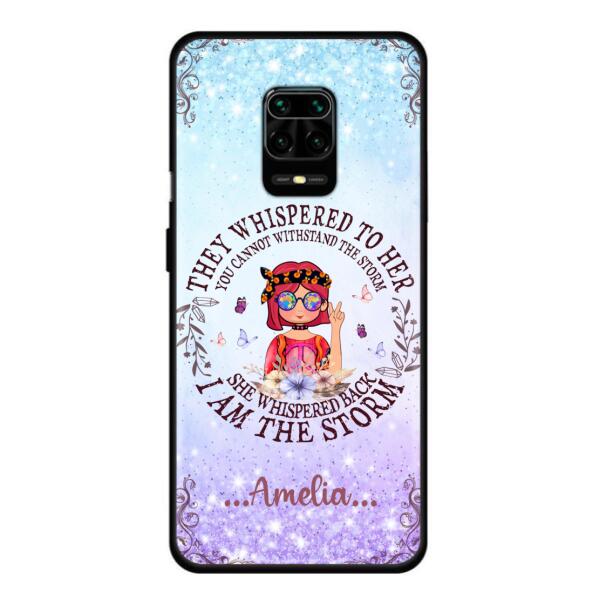 Custom Personalized Hippie Girl Phone Case - Best Gift For Hippie Girl - I Am The Storm - Case For Xiaomi, Oppo And Huawei