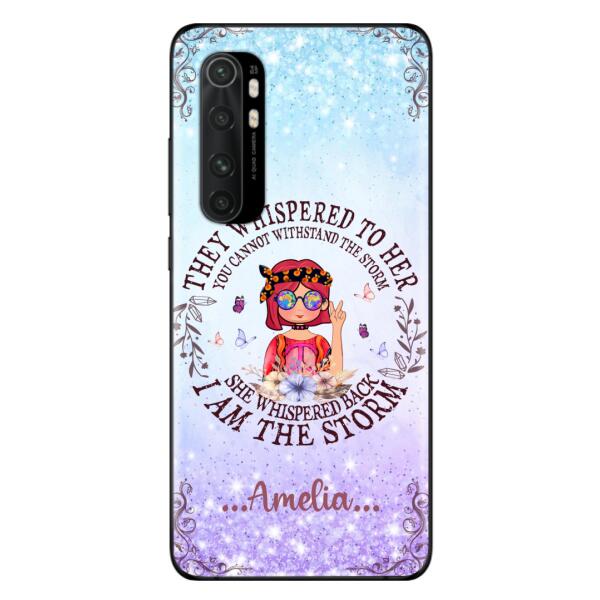 Custom Personalized Hippie Girl Phone Case - Best Gift For Hippie Girl - I Am The Storm - Case For Xiaomi, Oppo And Huawei