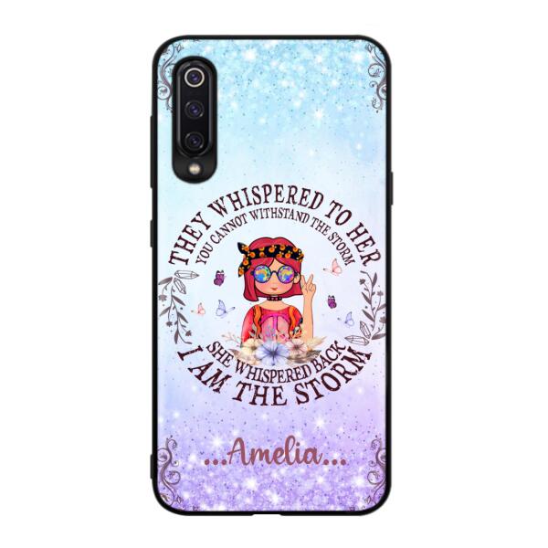 Custom Personalized Hippie Girl Phone Case - Best Gift For Hippie Girl - I Am The Storm - Case For Xiaomi, Oppo And Huawei