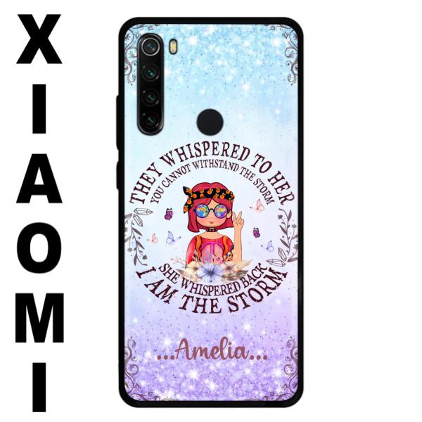 Custom Personalized Hippie Girl Phone Case - Best Gift For Hippie Girl - I Am The Storm - Case For Xiaomi, Oppo And Huawei