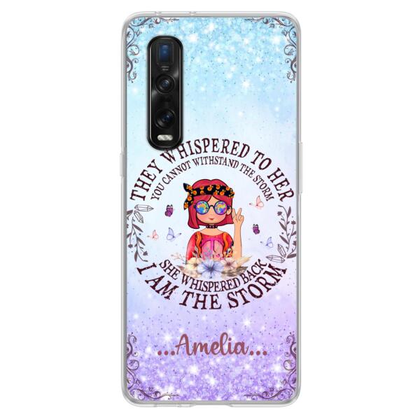 Custom Personalized Hippie Girl Phone Case - Best Gift For Hippie Girl - I Am The Storm - Case For Xiaomi, Oppo And Huawei