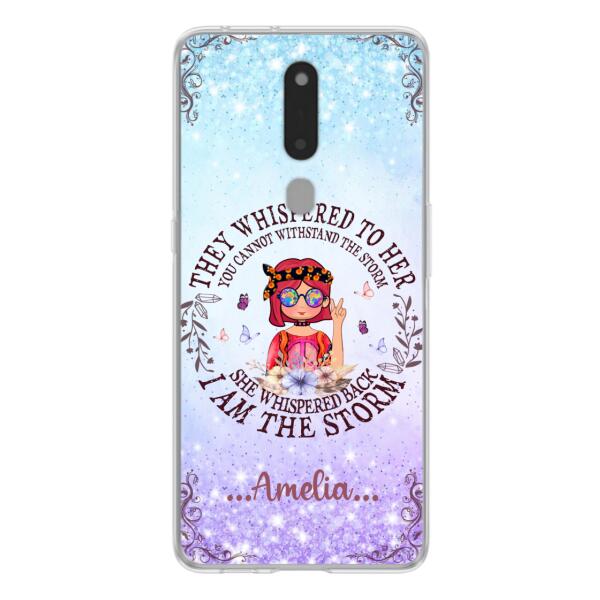 Custom Personalized Hippie Girl Phone Case - Best Gift For Hippie Girl - I Am The Storm - Case For Xiaomi, Oppo And Huawei