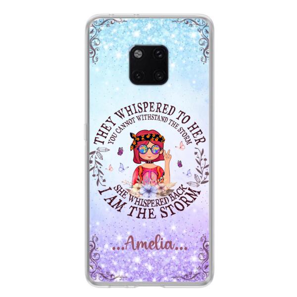 Custom Personalized Hippie Girl Phone Case - Best Gift For Hippie Girl - I Am The Storm - Case For Xiaomi, Oppo And Huawei