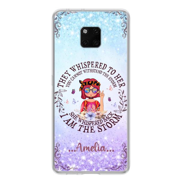 Custom Personalized Hippie Girl Phone Case - Best Gift For Hippie Girl - I Am The Storm - Case For Xiaomi, Oppo And Huawei