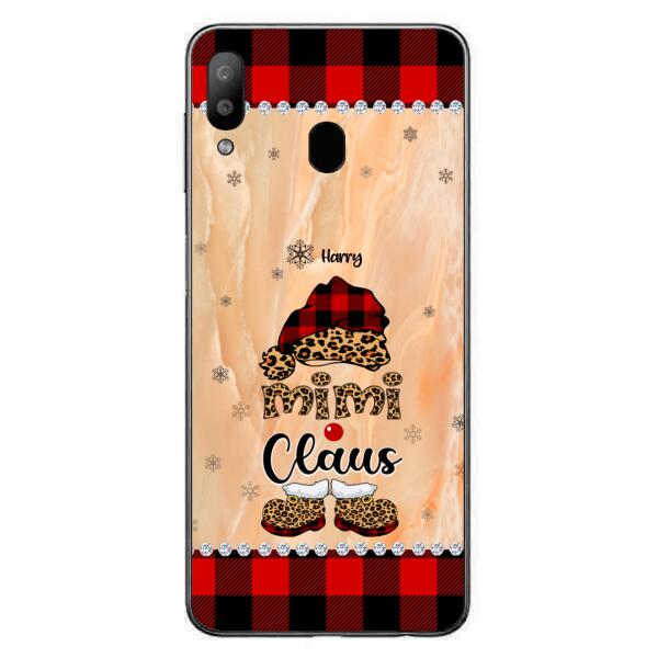 Custom Personalized Mimi Claus Phone Case - Upto 9 Names - Gift For Grandma - Case For iPhone And Samsung