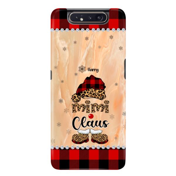 Custom Personalized Mimi Claus Phone Case - Upto 9 Names - Gift For Grandma - Case For iPhone And Samsung