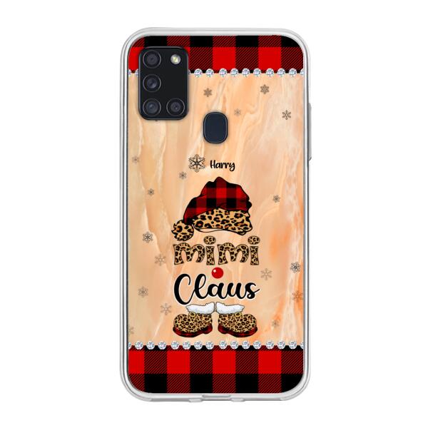 Custom Personalized Mimi Claus Phone Case - Upto 9 Names - Gift For Grandma - Case For iPhone And Samsung