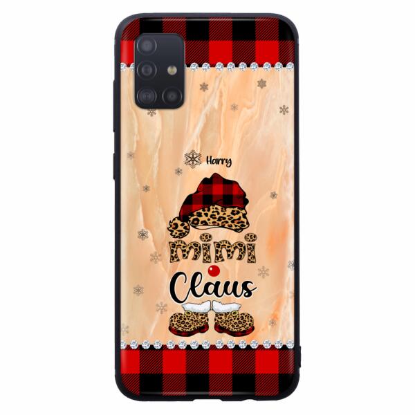 Custom Personalized Mimi Claus Phone Case - Upto 9 Names - Gift For Grandma - Case For iPhone And Samsung