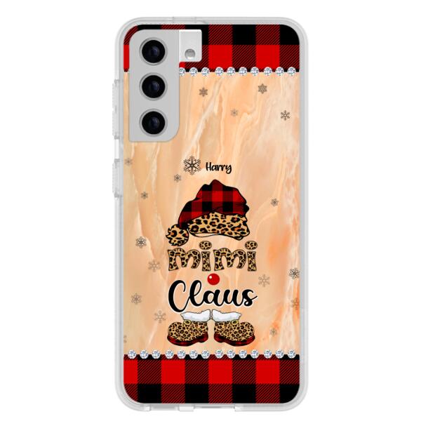 Custom Personalized Mimi Claus Phone Case - Upto 9 Names - Gift For Grandma - Case For iPhone And Samsung