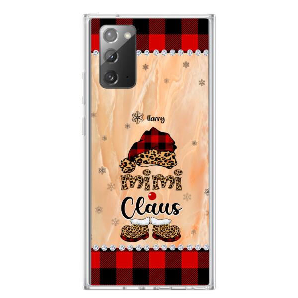 Custom Personalized Mimi Claus Phone Case - Upto 9 Names - Gift For Grandma - Case For iPhone And Samsung