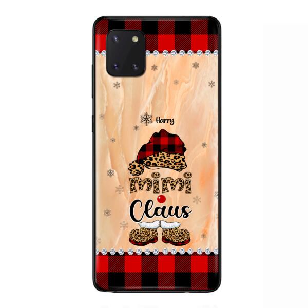 Custom Personalized Mimi Claus Phone Case - Upto 9 Names - Gift For Grandma - Case For iPhone And Samsung