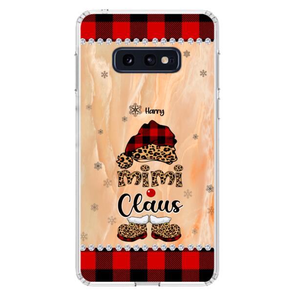 Custom Personalized Mimi Claus Phone Case - Upto 9 Names - Gift For Grandma - Case For iPhone And Samsung